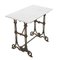 Butcher's Table with Marble Top, 1800s, Image 1