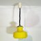 Vintage Italian Yellow Glass Ceiling Lamp, 1960s, Image 1