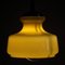 Vintage Italian Yellow Glass Ceiling Lamp, 1960s 12