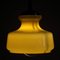 Vintage Italian Yellow Glass Ceiling Lamp, 1960s, Image 12