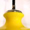 Lampada da soffitto vintage in vetro giallo, Italia, anni '60, Immagine 2