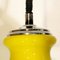 Vintage Italian Yellow Glass Ceiling Lamp, 1960s, Image 7