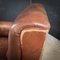Large Brown Leather Armchair 5