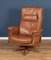 Vintage Gina Recliner Leather Armchairs with Footstools by Lucian Ercolani for Ercol, Set of 4 7