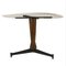 Mid-Century Modern Teak and Metal Dining Table with Marble Top, Italy, 1950s 3