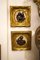 Adornos de pared camafeo franceses de principios del siglo XX de mármol, bronce y madera dorada. Juego de 2, Imagen 2