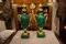 Grands Vases Style Empire en Malachite et Bronze doré, Set de 2 5
