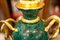Grands Vases Style Empire en Malachite et Bronze doré, Set de 2 3
