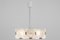 Large Mid-Century Glass Chandelier from Veb Lighting, Germany, 1970s, Image 7