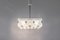 Large Mid-Century Glass Chandelier from Veb Lighting, Germany, 1970s 11