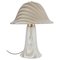 Glass Mushroom Table Lamp attributed to Peill & Putzler, Germany, 1970s 1