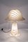 Glas Mushroom Tischlampe, Peill & Putzler zugeschrieben, Deutschland, 1970er 14