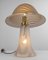 Lampe de Bureau Champignon en Verre attribuée à Peill & Putzler, Allemagne, 1970 10