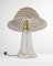 Glass Mushroom Table Lamp attributed to Peill & Putzler, Germany, 1970s 5