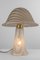 Glass Mushroom Table Lamp attributed to Peill & Putzler, Germany, 1970s 12