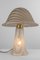 Lampe de Bureau Champignon en Verre attribuée à Peill & Putzler, Allemagne, 1970 12