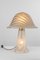 Lampe de Bureau Champignon en Verre attribuée à Peill & Putzler, Allemagne, 1970 9