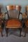 Antique English Dining Room Chairs, Captain Chairs, Set of 4 3