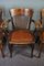 Antique English Dining Room Chairs, Captain Chairs, Set of 4, Image 3