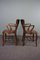 Antique English Dining Room Chairs, Captain Chairs, Set of 4 9