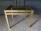 Dore Metal and Glass Side Tables, 1970s, Set of 3 5