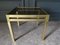 Dore Metal and Glass Side Tables, 1970s, Set of 3, Image 5
