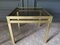Dore Metal and Glass Side Tables, 1970s, Set of 3 4