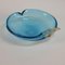 Italian Blue Murano Glass Bowl, 1950s 3
