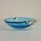 Italian Blue Murano Glass Bowl, 1950s 1