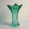 Italian Large Green Murano Glass Vase, 1950s 1