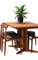 Dining Table with Insert in Teak from Korup Stolefabrik, Denmark, 1960s, Set of 2 12