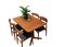 Dining Table with Insert in Teak from Korup Stolefabrik, Denmark, 1960s, Set of 2 10