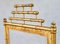 French Giltwood Fireplace Screen in Faux Bamboo, 1900 4