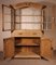 19th Century Louis XIV Natural Oak Showcase Cabinet 13