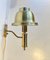 Scandinavian Modern Maritime Brass Wall Sconce from Laoni, 1970s, Image 1