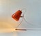 Kleine italienische Mid-Century Tischlampe in Orange, 1960er 3