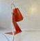 Petite Lampe de Bureau Orange Mid-Century, Italie, 1960s 5