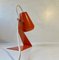 Small Mid-Century Italian Orange Table Lamp, 1960s 5