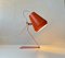 Lámpara de mesa italiana Mid-Century pequeña en naranja, años 60, Imagen 2