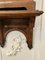 Antique Victorian Oak Day Chiming Bracket Clock with Original Bracket, 1880s 11