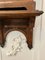 Horloge Victorienne Antique en Chêne avec Support d'Origine, 1880s 11