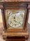 Antique Victorian Oak Day Chiming Bracket Clock with Original Bracket, 1880s, Image 8