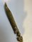 English Brass Dragon Letter Opener, 1920s 8