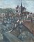 Benjamin II Vautier, Cathédrale Saint Pierre, Haut de vieille ville Genève, 1917, Oil on Canvas, Framed 1