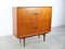 Bar Cabinet in Teak with Tambour Doors by Oswald Vermaercke for V-Form, 1960s, Image 2