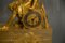 Horloge Empire avec Ulysse en Bronze Doré Patiné, 1810 2