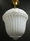 Milky Glass Pendant Lamp, Germany, 1920s, Image 8