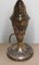 Antike Jugendstil Tischlampe aus Messing & Glas, 1910er 4