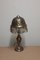 Antique Art Nouveau Table Lamp in Brass & Glass, 1910s, Image 1