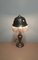 Antique Art Nouveau Table Lamp in Brass & Glass, 1910s 7